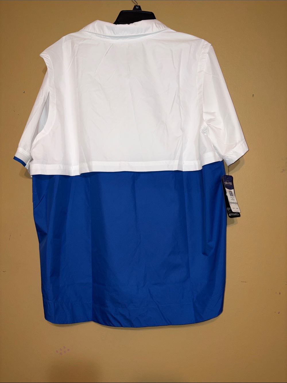 NWT Nike Men’s XL White Blue University Kentucky Short-Sleeve Pullover U of K - Picture 6 of 10